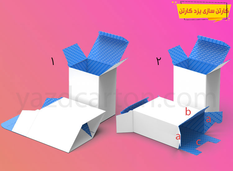 راهنمای چاپ جعبه های تاک سفارشی یزد کارتن جعبه لاک باتم (Lock-Bottom Boxes)